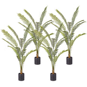 SOGA 4X 240cm Artificial Green Rogue Hares Foot Fern Tree Fake Tropical Indoor Plant Home Office Decor