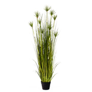 SOGA 150cm Green Artificial Indoor Potted Papyrus Plant Tree Fake Simulation Decorative