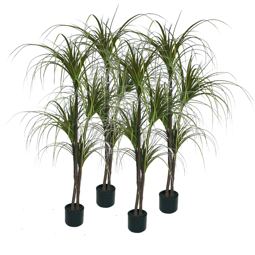SOGA 4X 150cm Green Artificial Indoor Dragon Blood Tree Fake Plant Simulation Decorative