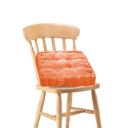 SOGA Orange Square Cushion Soft Leaning Plush Backrest Throw Seat Pillow Home Office Decor