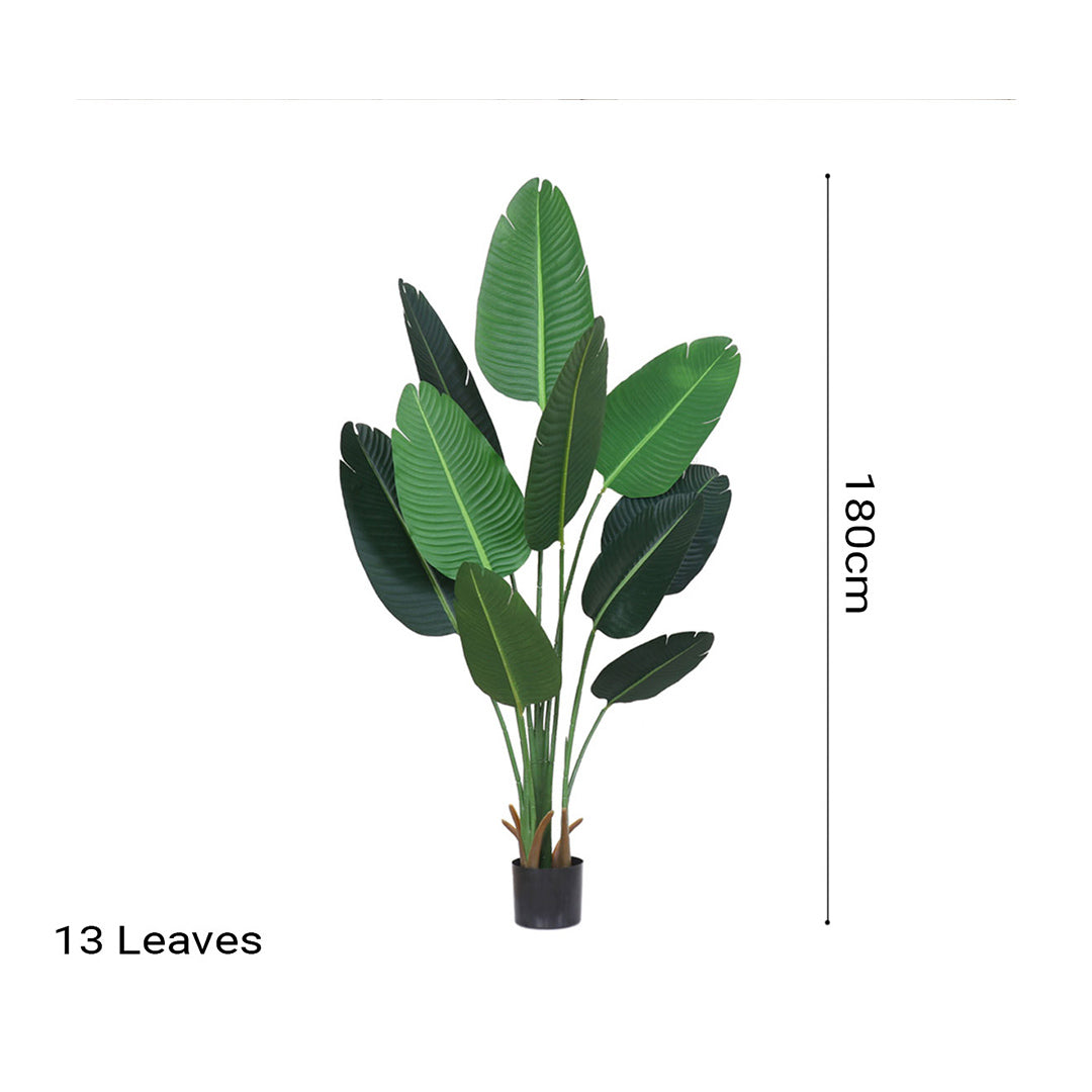 SOGA 4X 180cm Green Artificial Indoor Nordic Wind Traveller Banana Plant Fake Decorative Tree