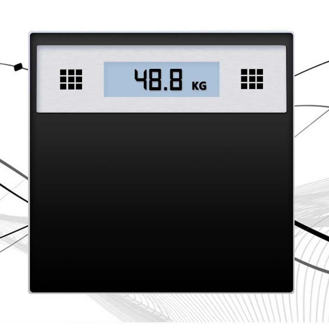 SOGA 180kg Electronic Talking Scale Weight Fitness Glass Bathroom Scale LCD Display Stainless