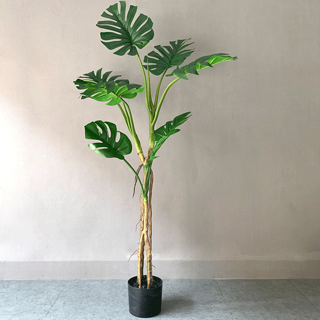 SOGA 160cm Green Artificial Indoor Turtle Back Tree Fake Fern Plant Decorative