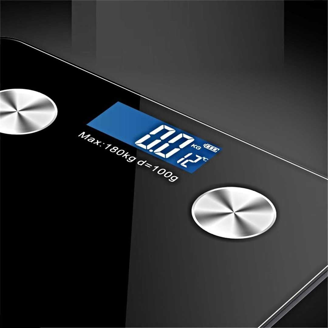 SOGA 2X Wireless Bluetooth Digital Body Fat Scale Bathroom Health Analyser Weight White