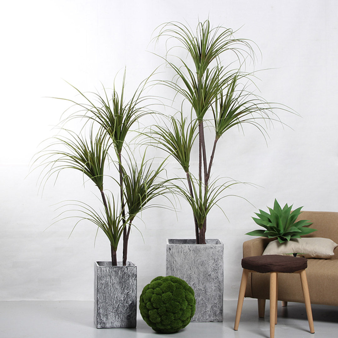 SOGA 150cm Green Artificial Indoor Dragon Blood Tree Fake Plant Simulation Decorative
