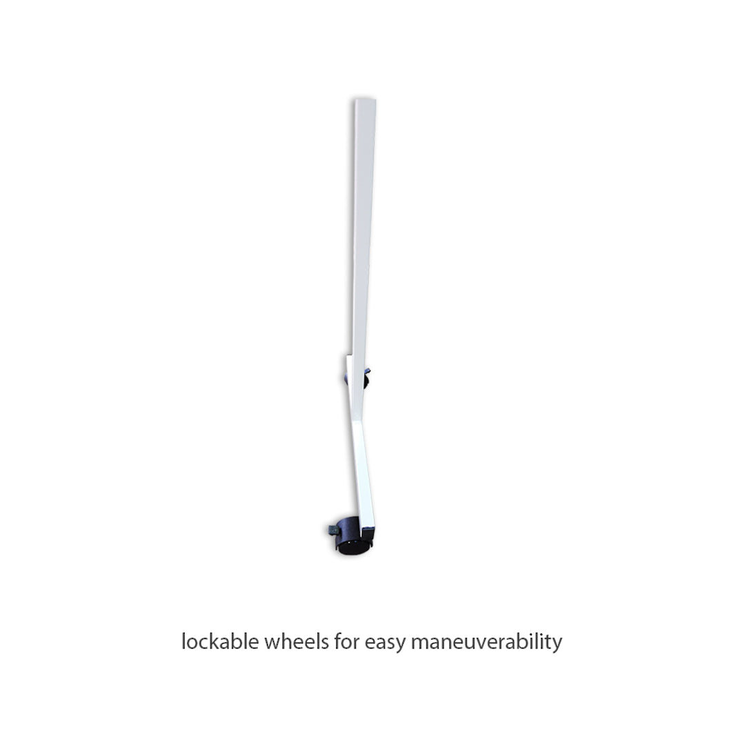 PORCELAIN WHITEBOARD + PIVOTING MOBILE STAND | Double Sided