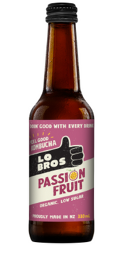 Lo Bros Passionfruit Kombucha 330ml