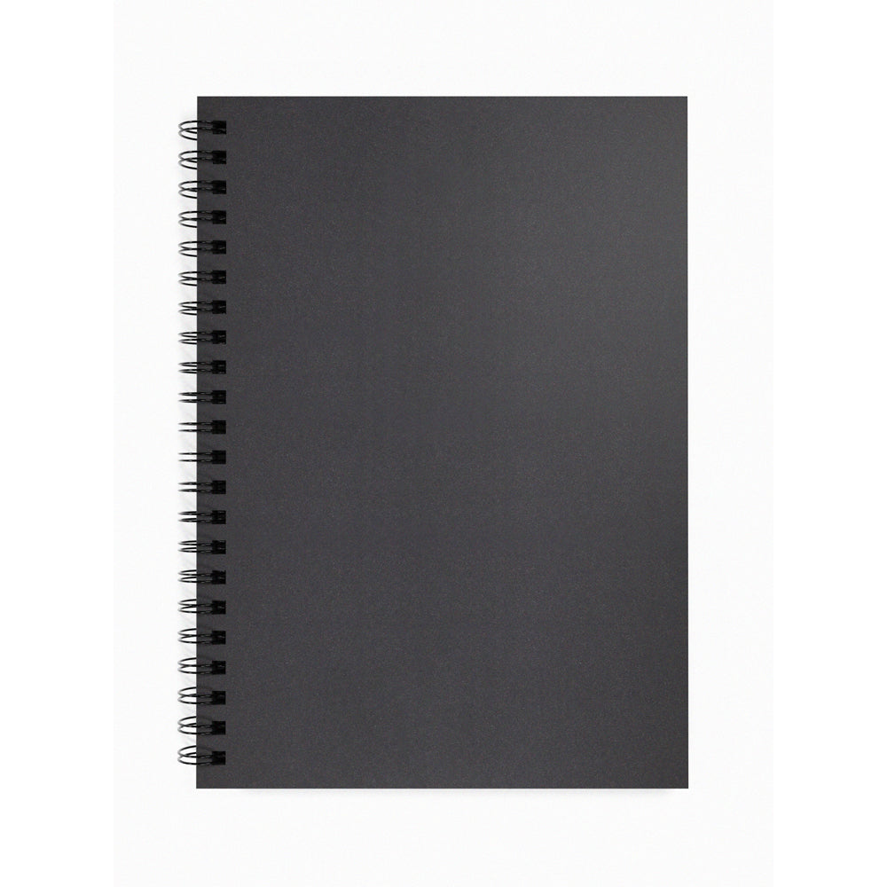 Artgecko Shady Sketchbook A4 80 Pages 40 Sheets 200gsm Black Toned Card - Cafe Supply