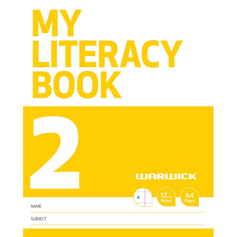 Warwick My Literacy Book 2 12mm Ruled 64 Page - Cafe Supply
