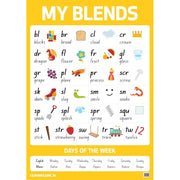 Warwick My Literacy Poster 2 Blends - Cafe Supply