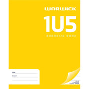Warwick Exercise Book 1U5 12mm 1/3 Unruled 2/3 Ruled 32 Leaf 255 X 205mm - Cafe Supply