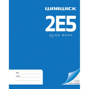 Warwick Lecture Book 2E5 78 Leaf Quad 7mm 255x205mm - Cafe Supply