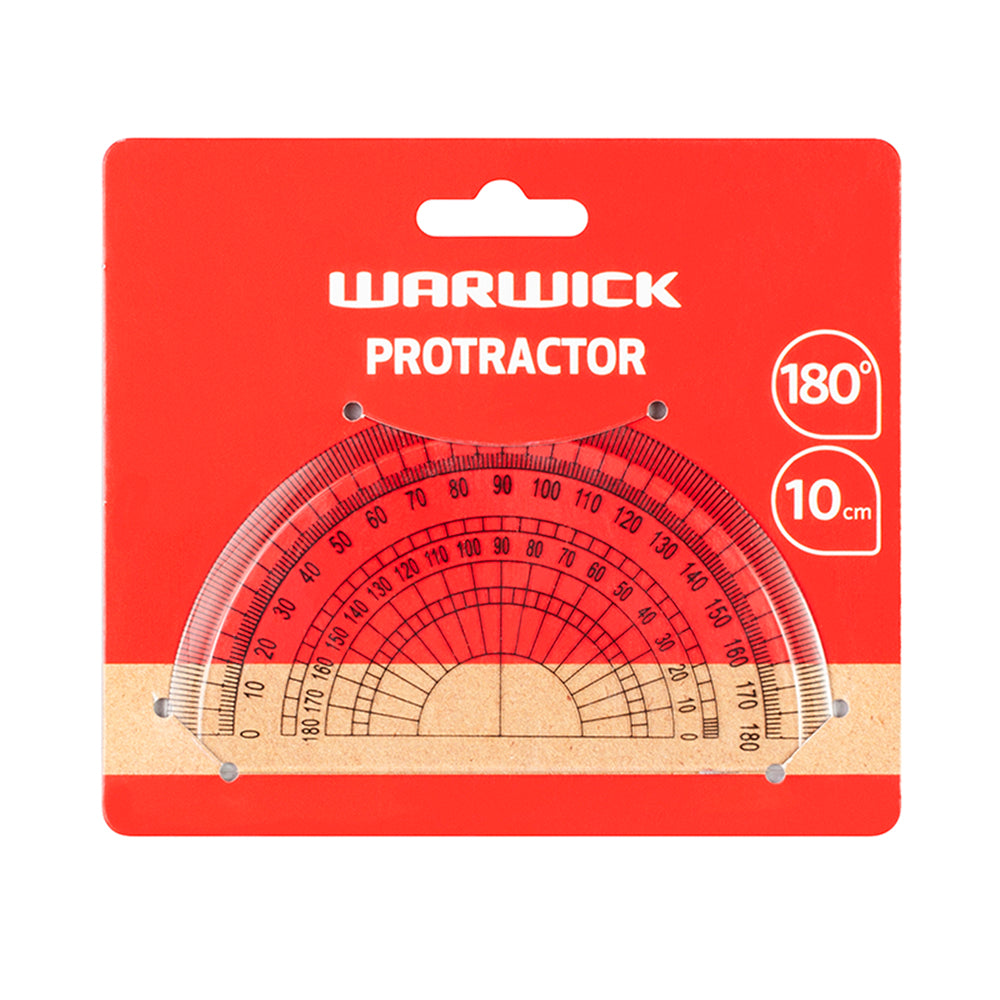 Warwick Protractor 10cm 180 Degrees - Cafe Supply