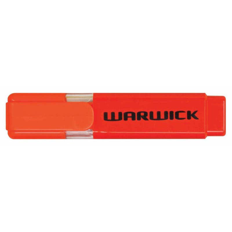 Warwick Highlighter Stubby Orange - Cafe Supply