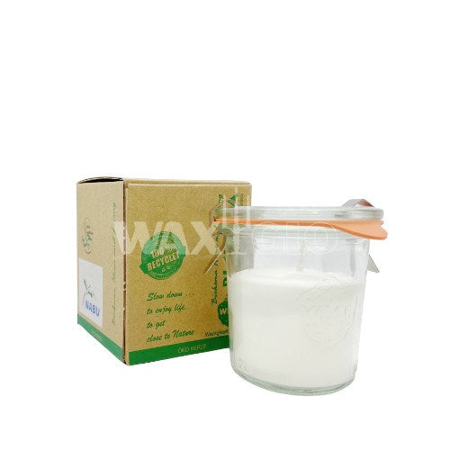 Weck ® Glass 140ml with Biomass Candle - Cafe Supply