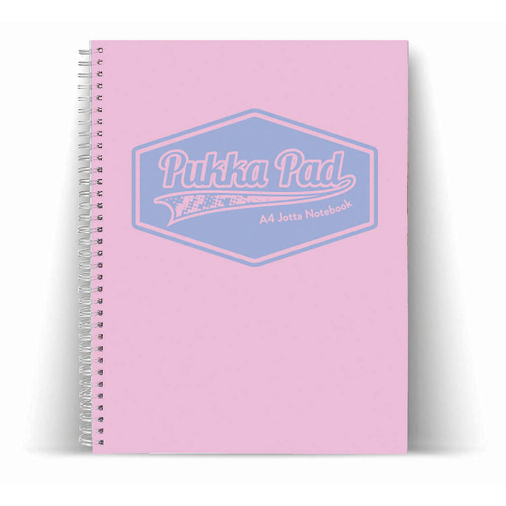 Pukka Notebook Pastel Jotta A4 Pink - Cafe Supply