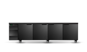 Skope BackBar 4 Solid Swing Door SlimLine Fridge