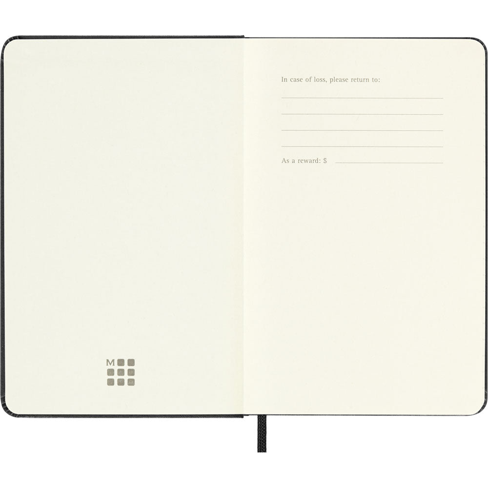 Moleskine Diary 12 Month Weekly Horizontal HC Pocket Black