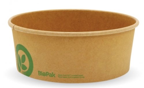1,300ML EXTRA LARGE KRAFT BIOBOWL - Cafe Supply