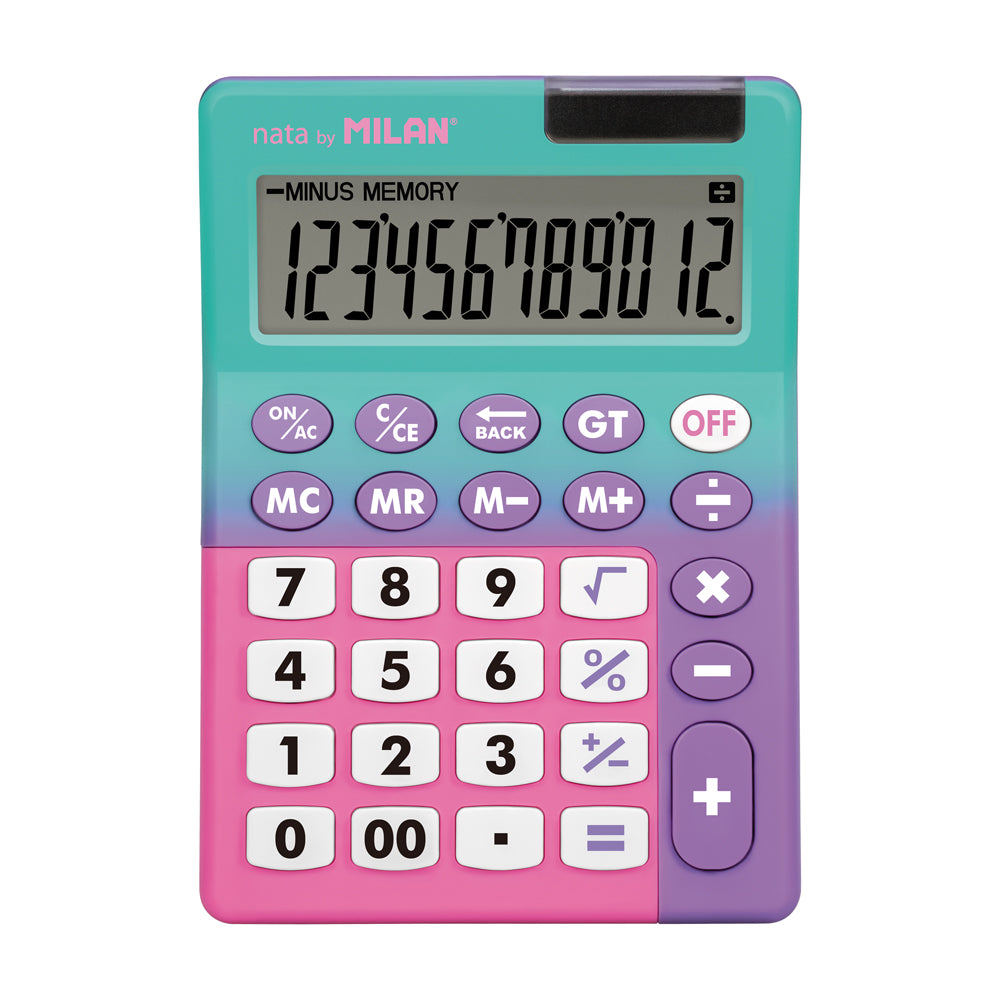 Milan Calculator Sunset Desk 12 Digit - Cafe Supply