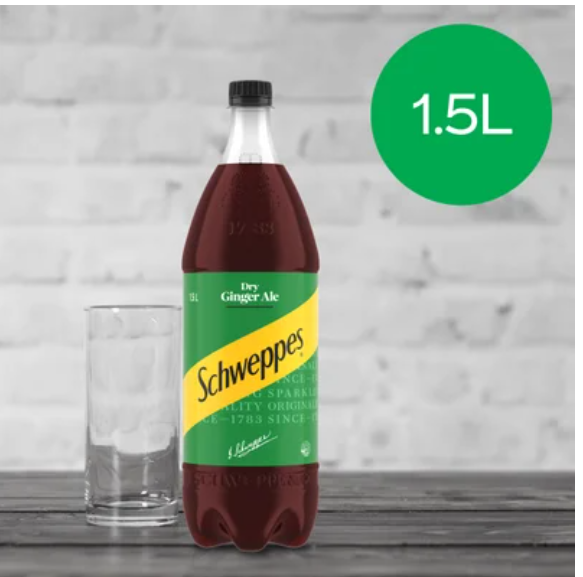 Schweppes Dry Ginger Ale 1.5l - Cafe Supply