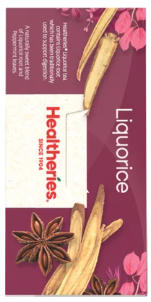 Healtheries Liquorice Tea Bags 40pk