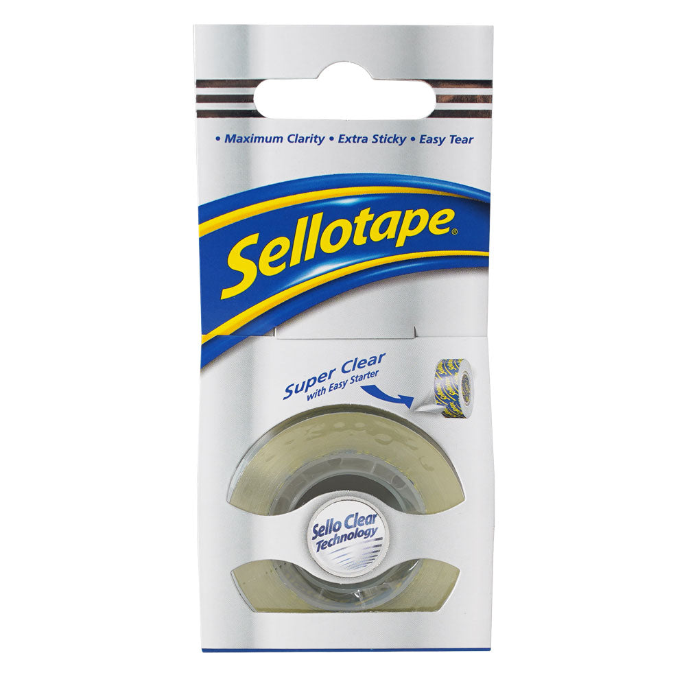 Sellotape Super Clear 18mmx25m Boxed - Cafe Supply