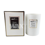 250g Soy Wax Jar Candle w Pine Wick - Gardenia Patchouli - Cafe Supply