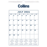 Collins Calendar Mid Year A3 Month To View 2024/2025