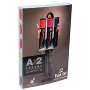 A2 Lightfast Heavybody Acrylic 12 X 20ml Tube Set - Cafe Supply