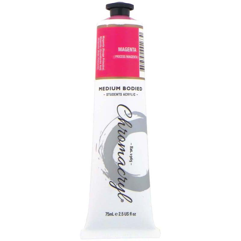 Chromacryl Paint Magenta 75ml - Cafe Supply
