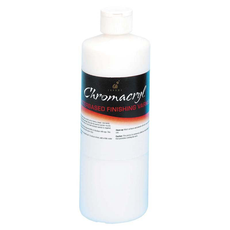 Chromacryl Medium 500ml Waterbased Finishing Varnish Acrylic - Cafe Supply