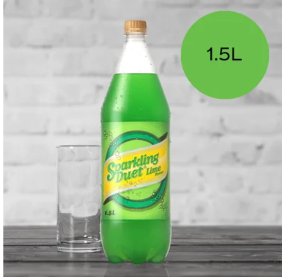 Schweppes Sparkling Duet Lime 1.5l - Cafe Supply