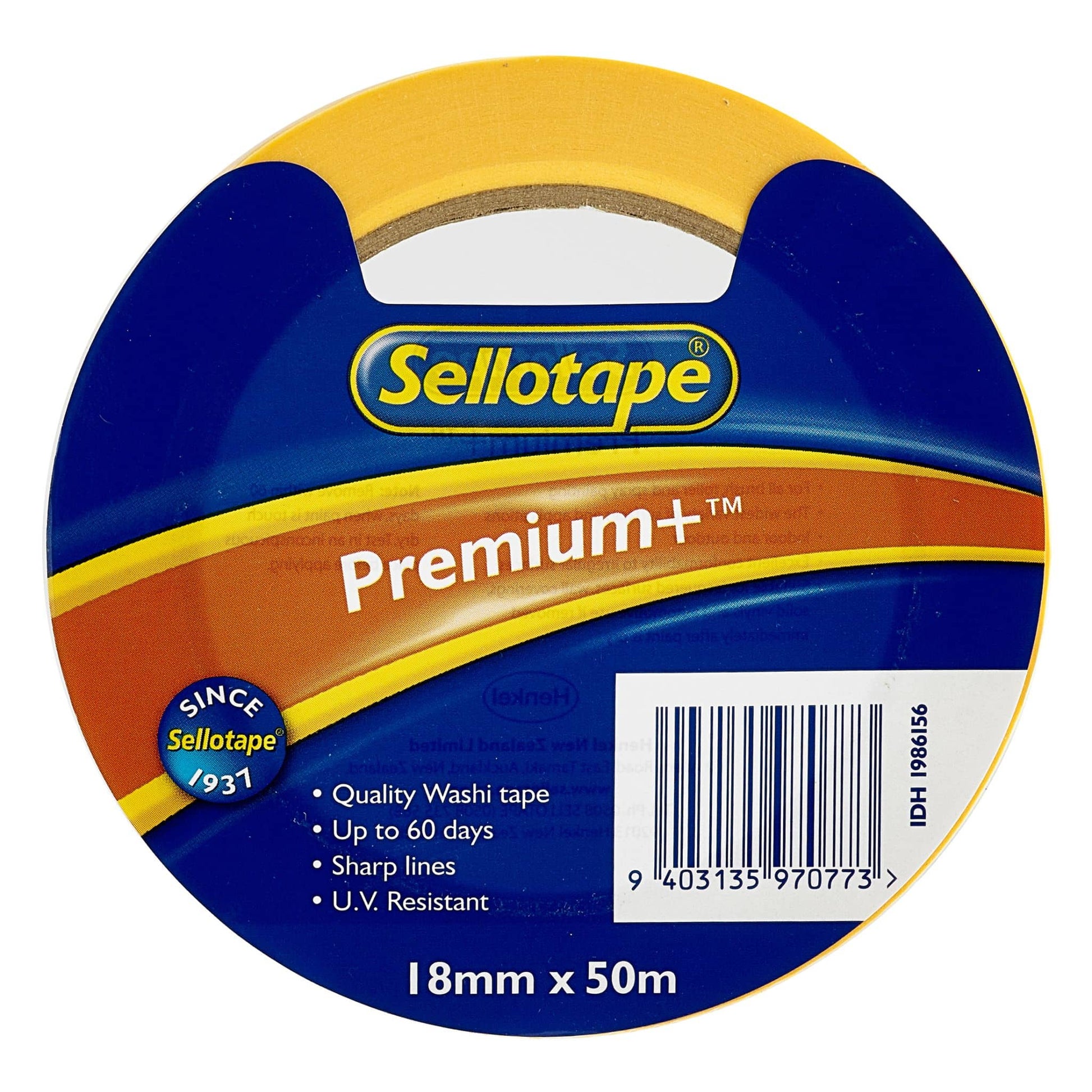 Sellotape Washi Premium+ Mask 18mm x 50m - Cafe Supply
