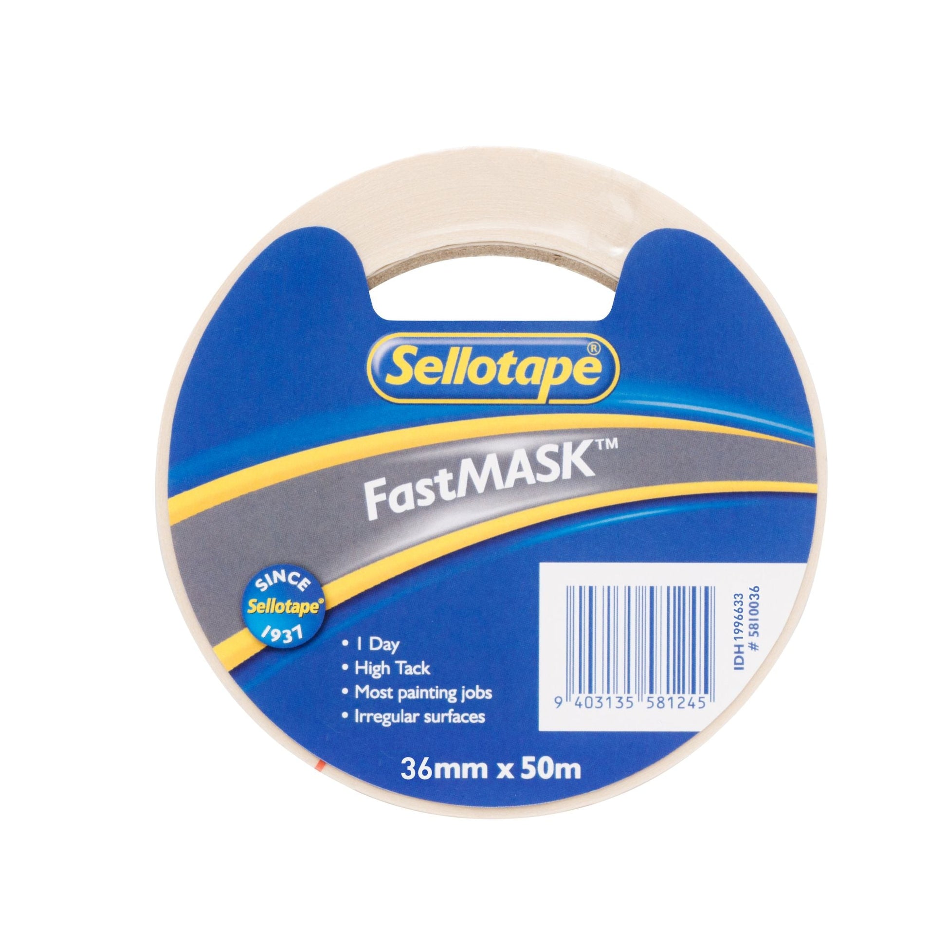 Sellotape 5810 GP FastMask 36mmx50m - Cafe Supply
