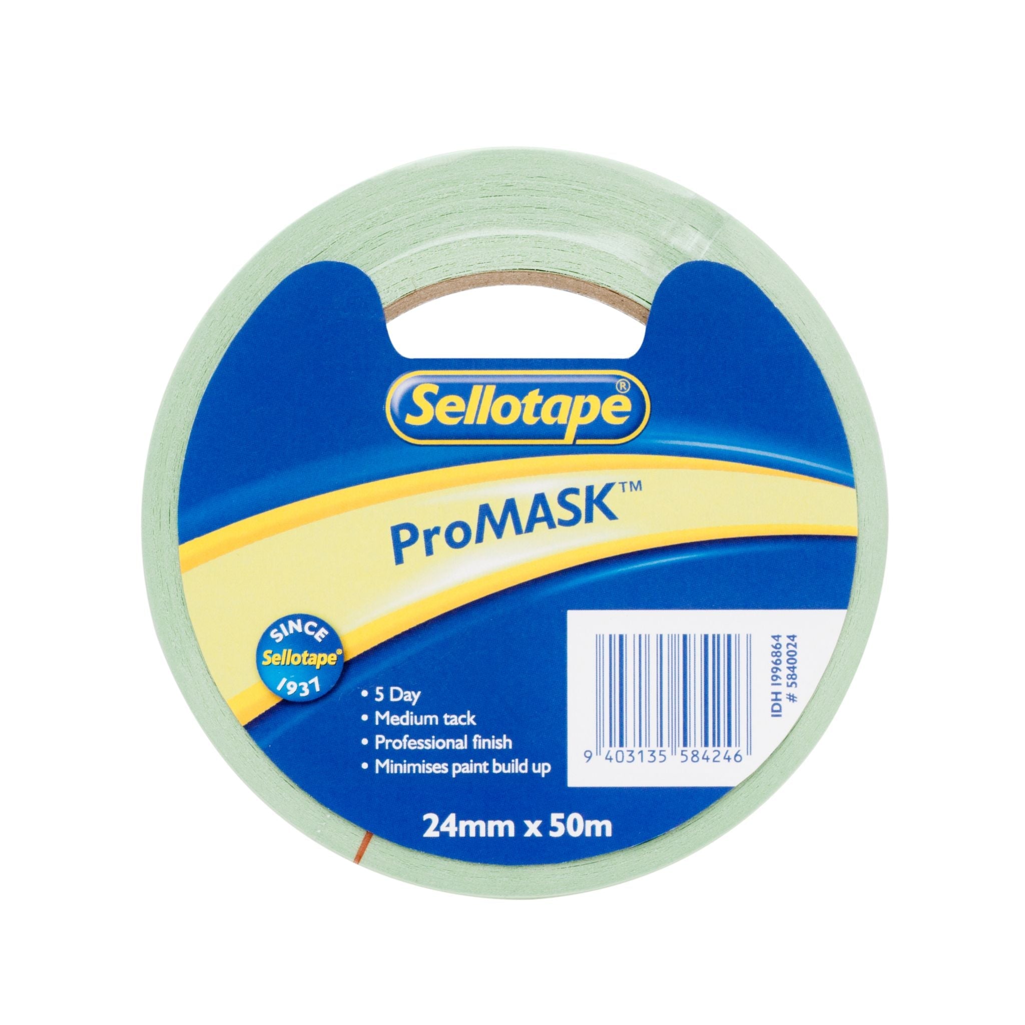 Sellotape 5840 ProMask 24mm x 50m - Cafe Supply