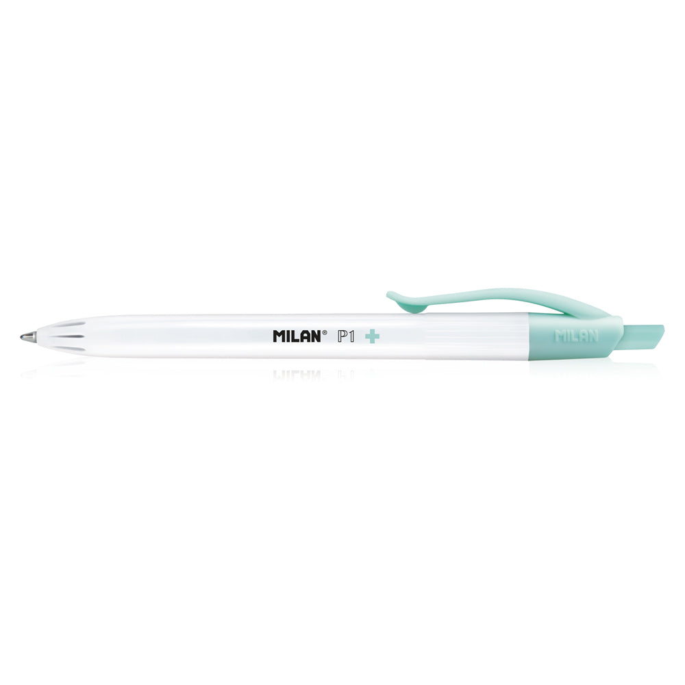 Milan Anti-Bacterial P1+ Ball Point Pen Assorted Pack 3 - Cafe Supply