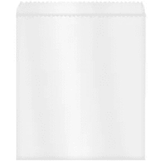 #2 White Flat Paper Bag - Cafe Supply