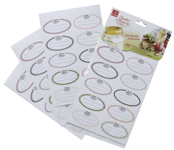 Bormioli Rocco Set 30 Quattro Stagioni Stickers