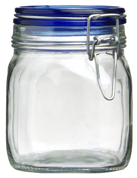 Bormioli Rocco Fido Jar Blue 750ml