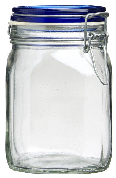 Bormioli Rocco Fido Jar Blue 1 Litre