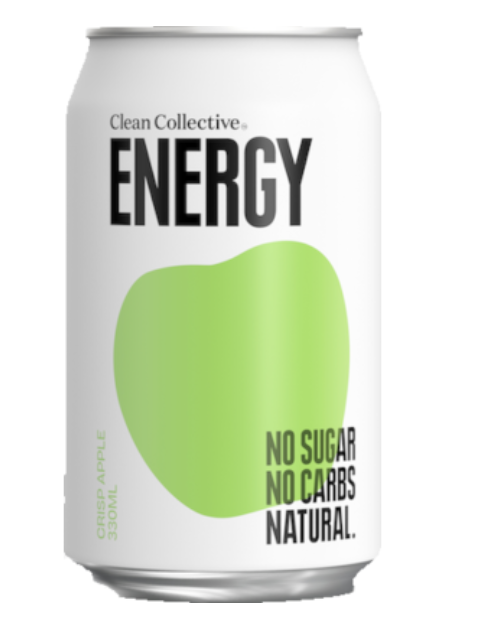 Clean Collective Apple Energy Drink 330ml