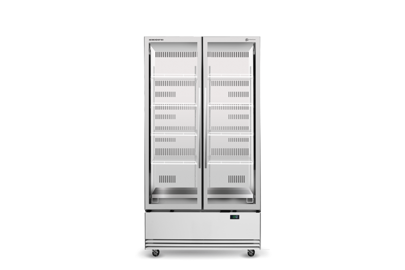 Skope SKB900N-A 2 Glass Door Display or Storage Fridge