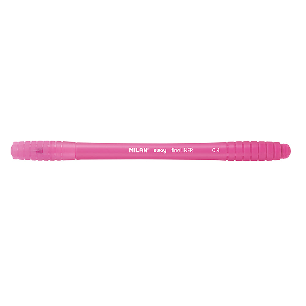 Milan Sway Fine Liner Fibre Tip Marker 0.4mm Tip Pink - Cafe Supply