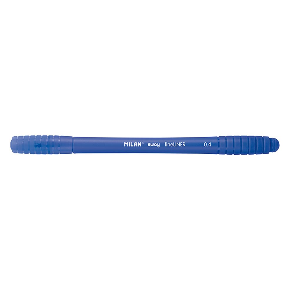 Milan Sway Fine Liner Fibre Tip Marker 0.4mm Tip Dark Blue - Cafe Supply