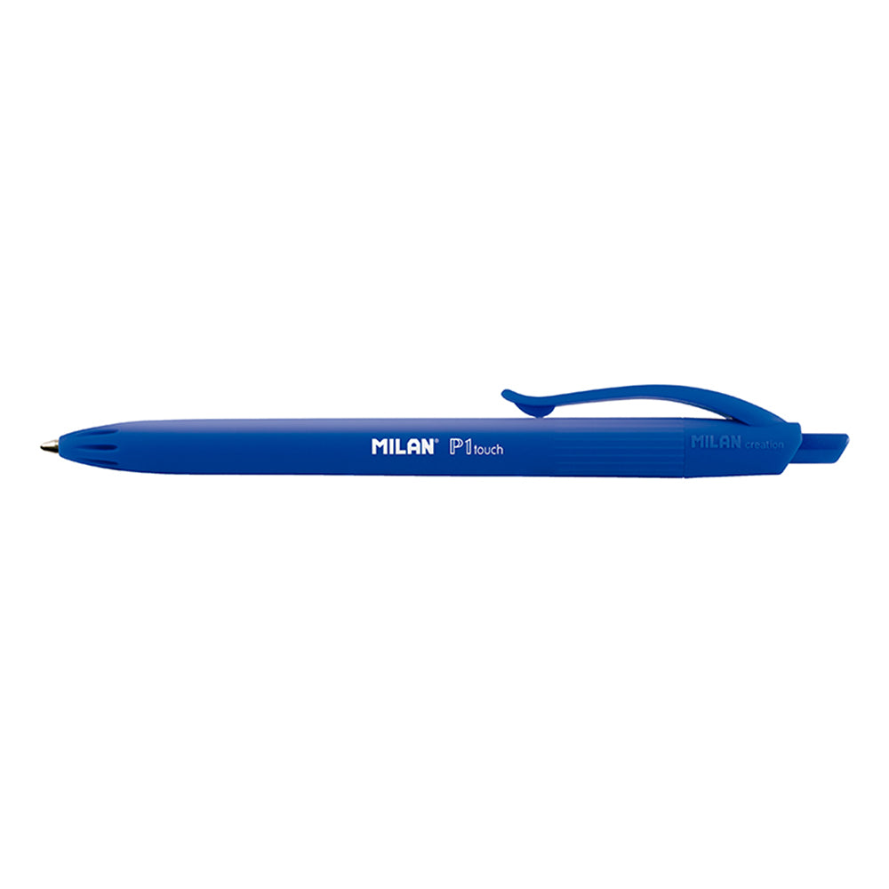 Milan P1 Touch Colours Ballpoint Pen Blue - Cafe Supply