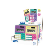 Milan Calculator Sunset Pocket 8 Digit Assorted Colours - Cafe Supply