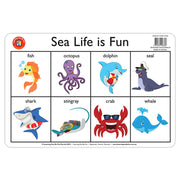LCBF Placemat Desk Sealife Is Fun - Cafe Supply