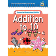 Greenhill Activity Book 3-5yr Addition To 10 - Cafe Supply