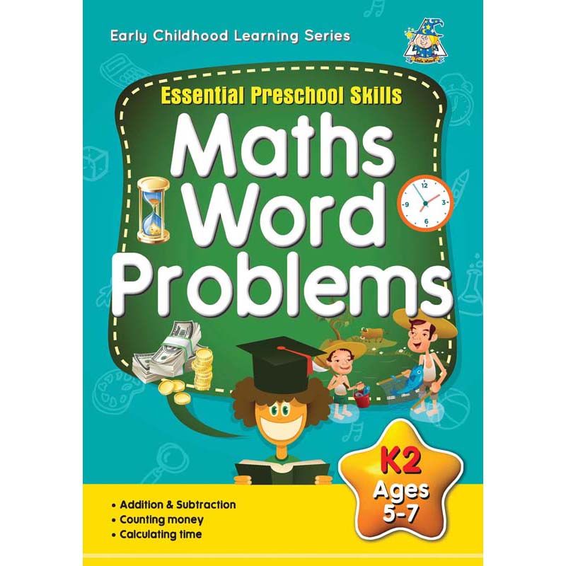 Greenhill Activity Book 5-7yr Math Word Problems - Cafe Supply